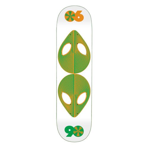 Alien Workshop Skateboard Complete Scanner Twin Tail White 8.375" x 32.25"