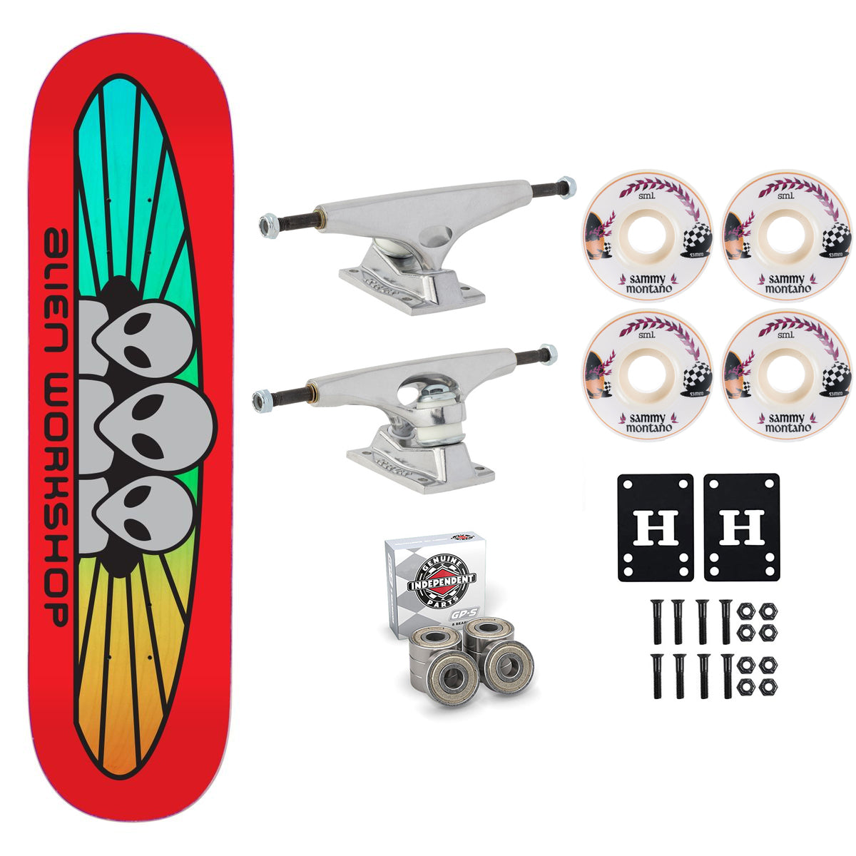 Alien Workshop Premium Upgrade Complete RGB Spectrum Krux, Sml, Independent