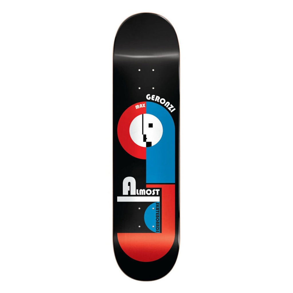 Almost Skateboard Deck Max Geronzi Bauhaus Impact Light 8.25" x 31.7"