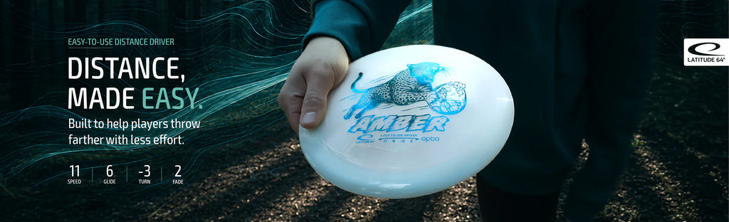 Latitude 64 Disc Golf Opto Amber Distance Driver 11/6/-3/2 - Choose Exact Disc