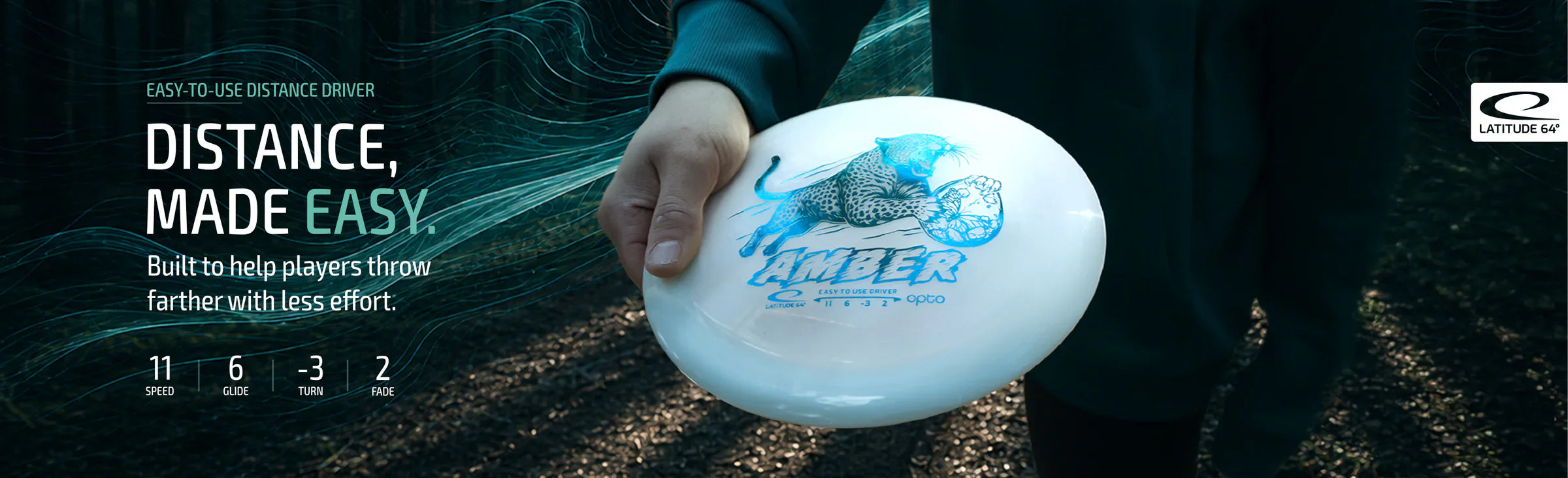 Latitude 64 Disc Golf Opto Amber Distance Driver 11/6/-3/2 - Choose Exact Disc
