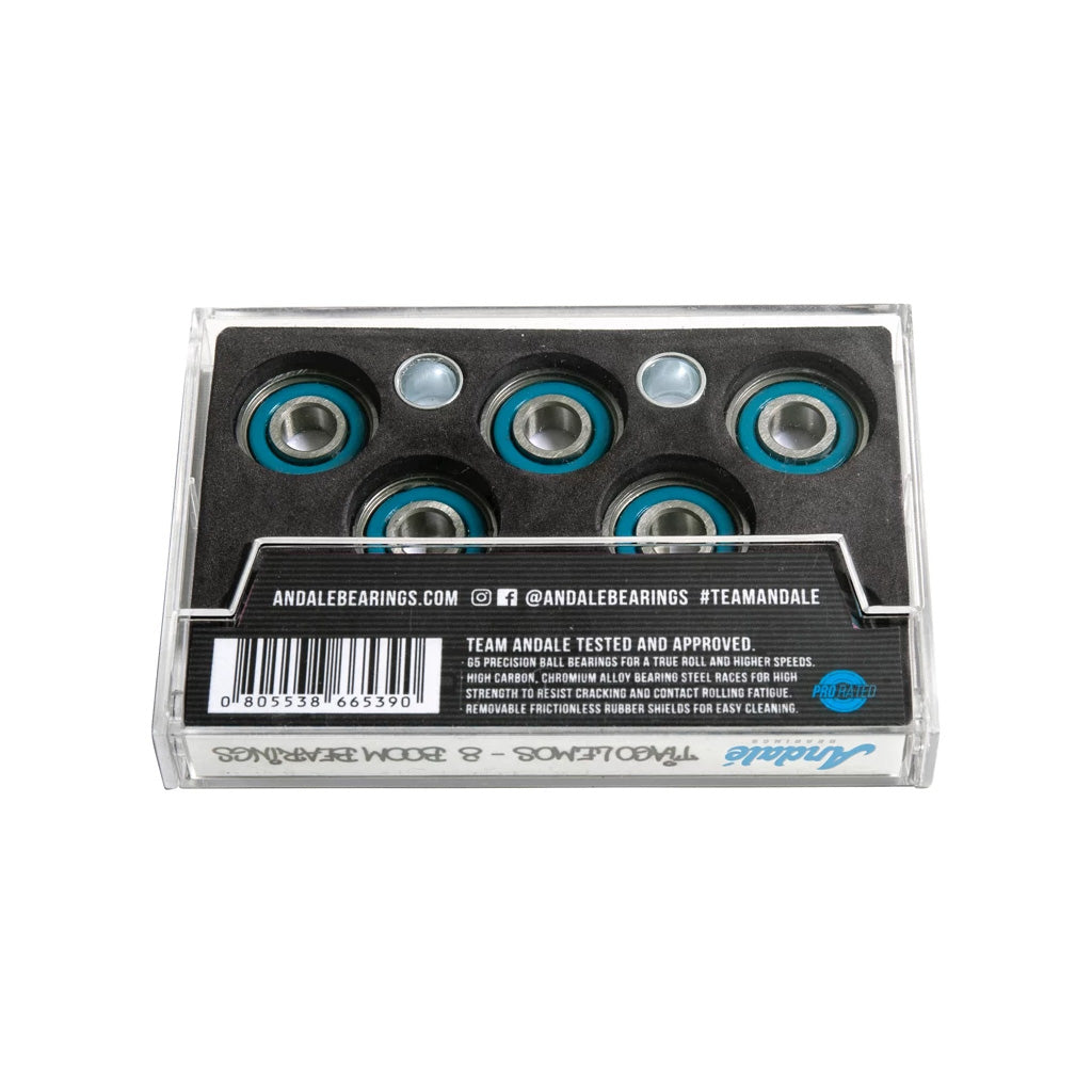 Andale Skateboard Bearings Tiago Lemos Cassette Case Pro Rated