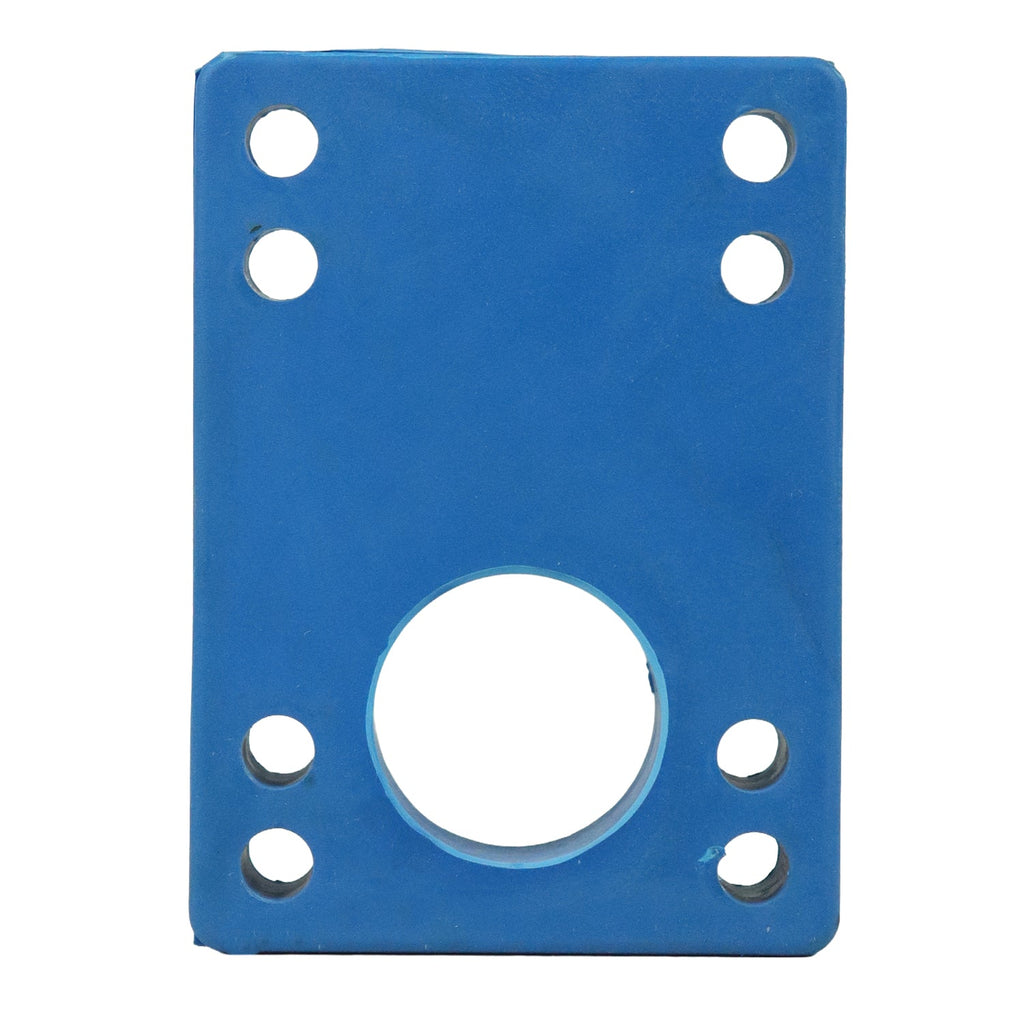 Longboard Angled Riser Pad Set - 5/16" to 9/16" Wedge Risers - Blue