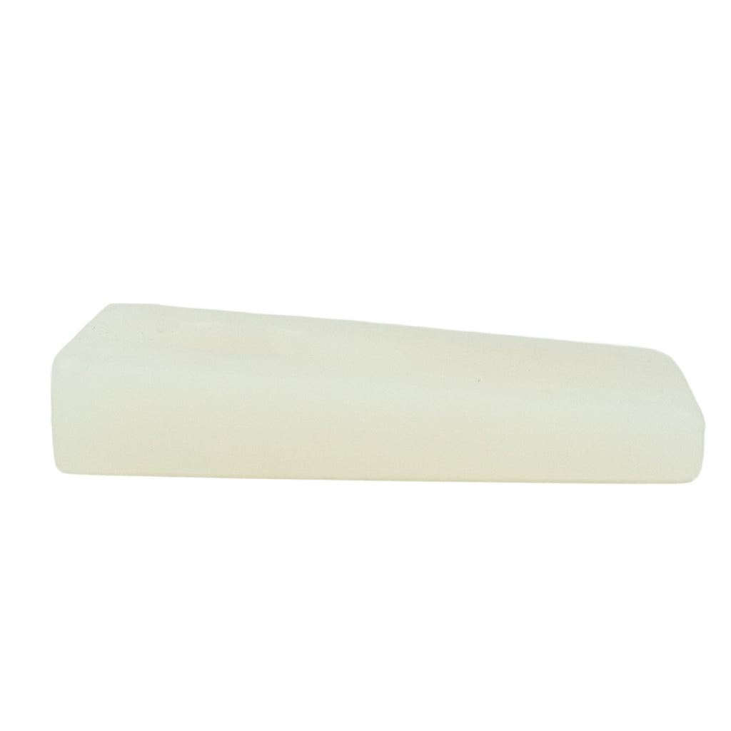 Longboard Angled Riser Pad Set - 5/16" to 9/16" Wedge Risers - Clear (White)