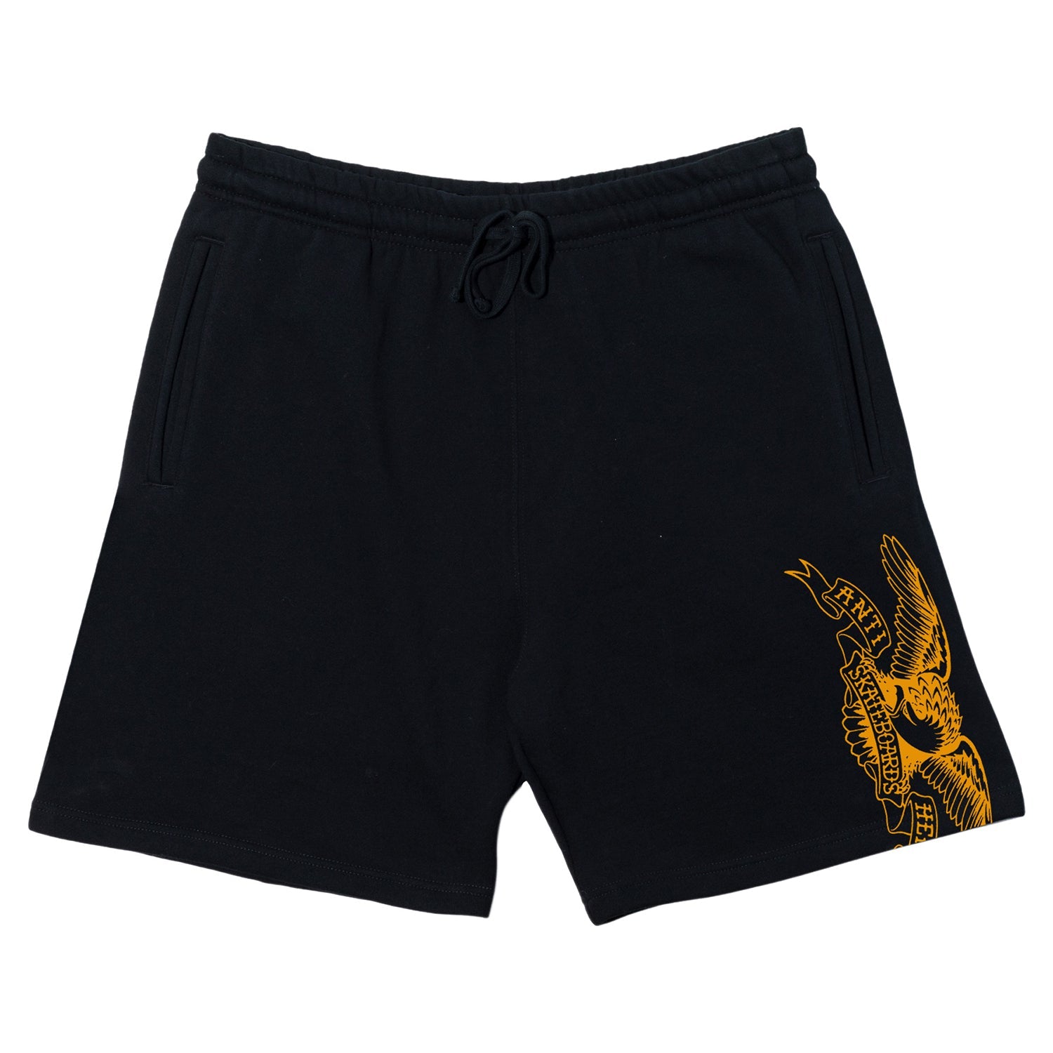 Anti Hero Skateboards Shorts Basic Eagle Black/Yellow