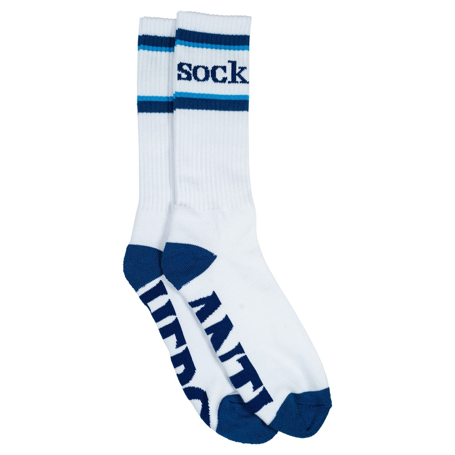 Anti Hero Skateboards Socks Sock White/Navy/Cyan