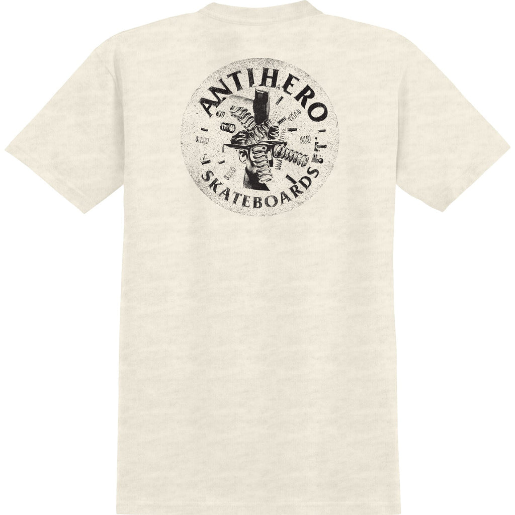 Anti Hero Skateboards Shirt Engineering Heather Cream