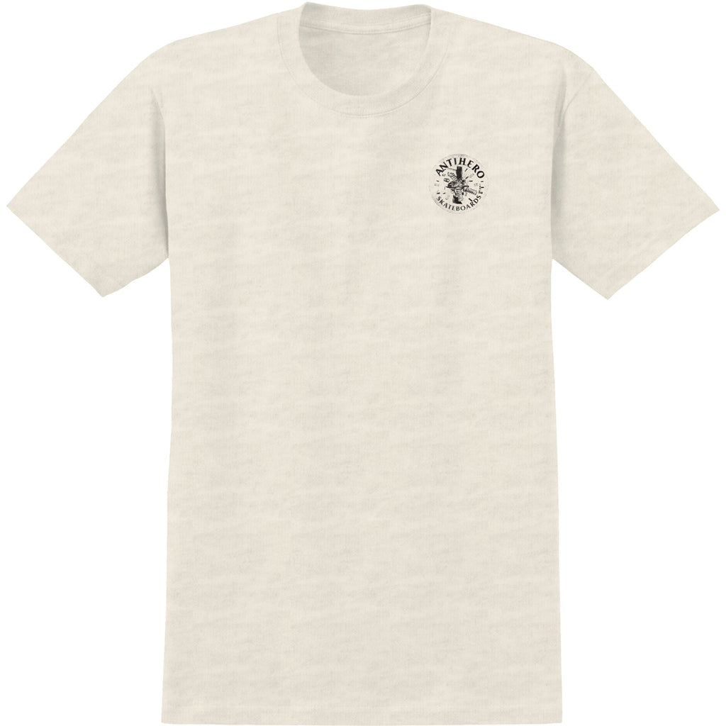Anti Hero Skateboards Shirt Engineering Heather Cream