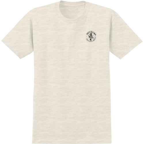 Anti Hero Skateboards Shirt Engineering Heather Cream