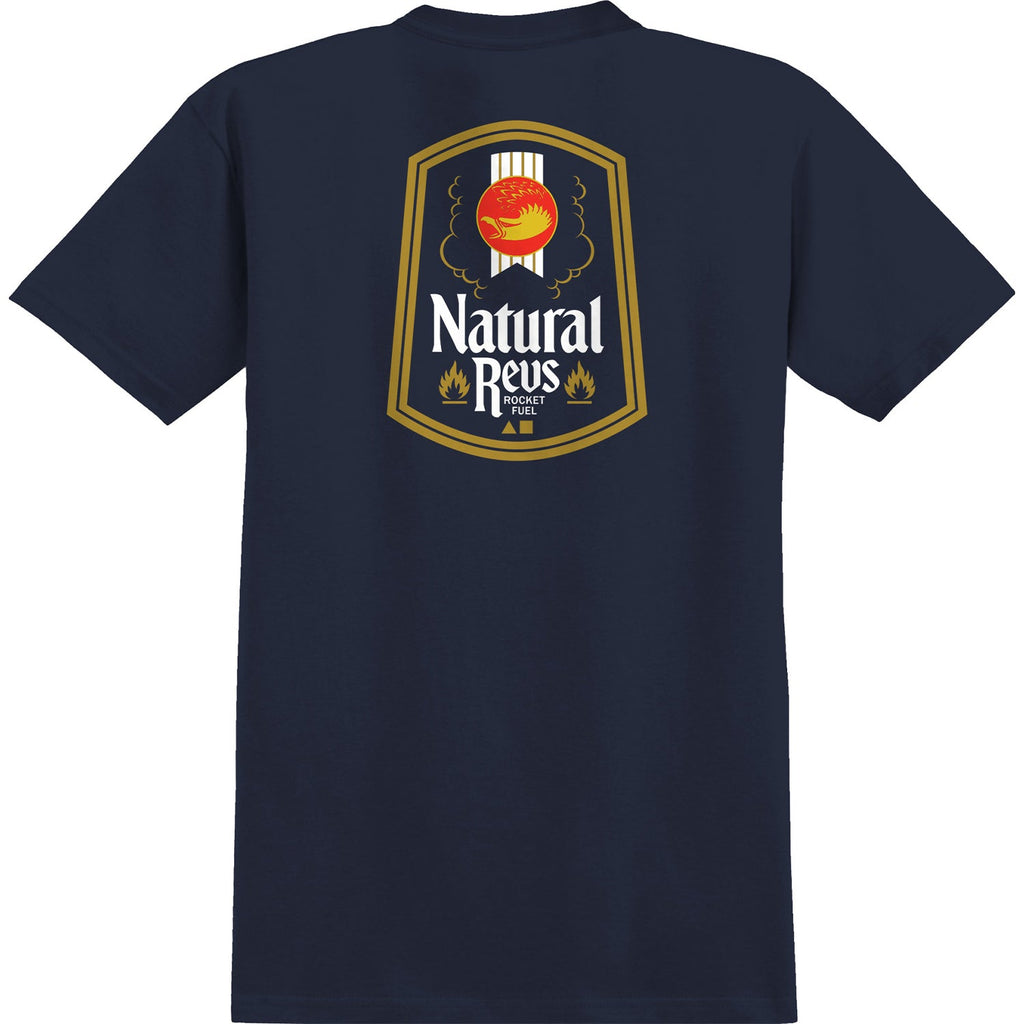 Anti Hero Skateboards Shirt Natural Revs Pocket Navy