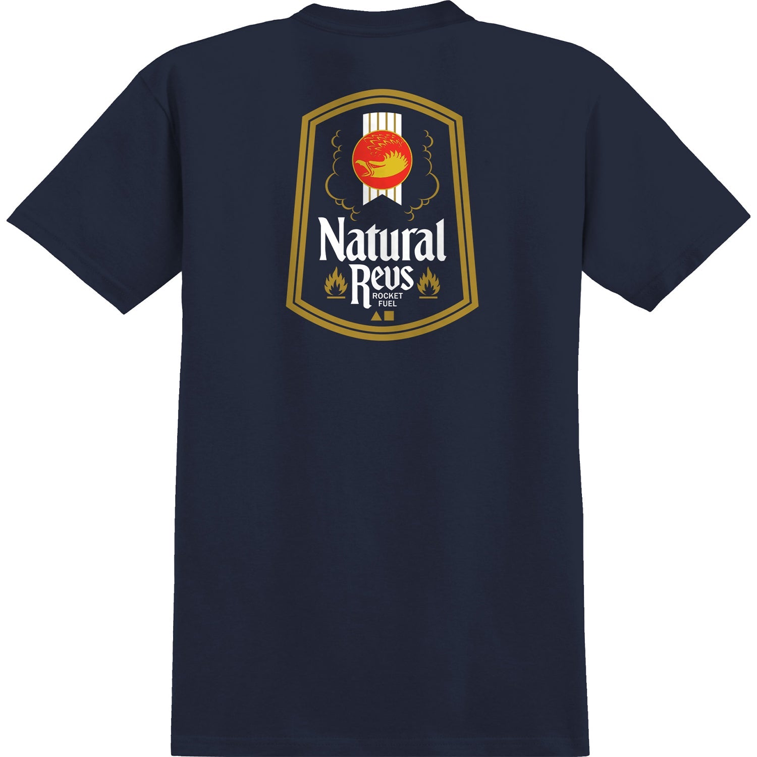 Anti Hero Skateboards Shirt Natural Revs Pocket Navy
