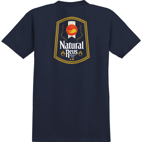 Anti Hero Skateboards Shirt Natural Revs Pocket Navy