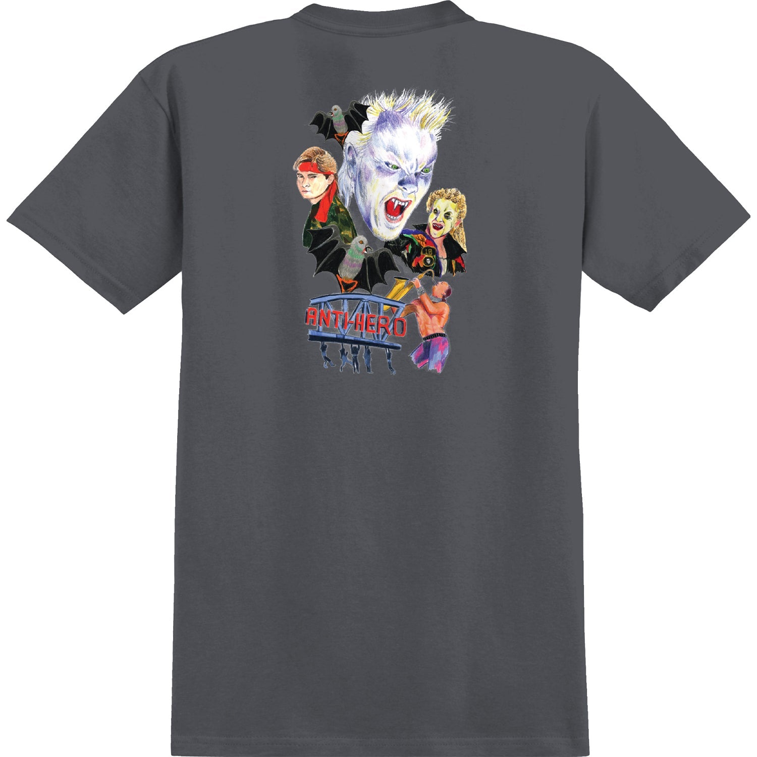 Anti Hero Skateboards Shirt Still Believe Charcoal