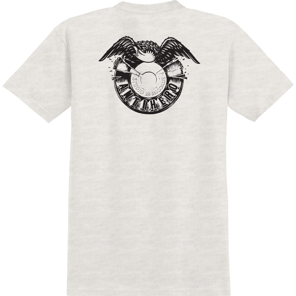 Anti Hero Skateboards Shirt Studio 18 Heather Bone