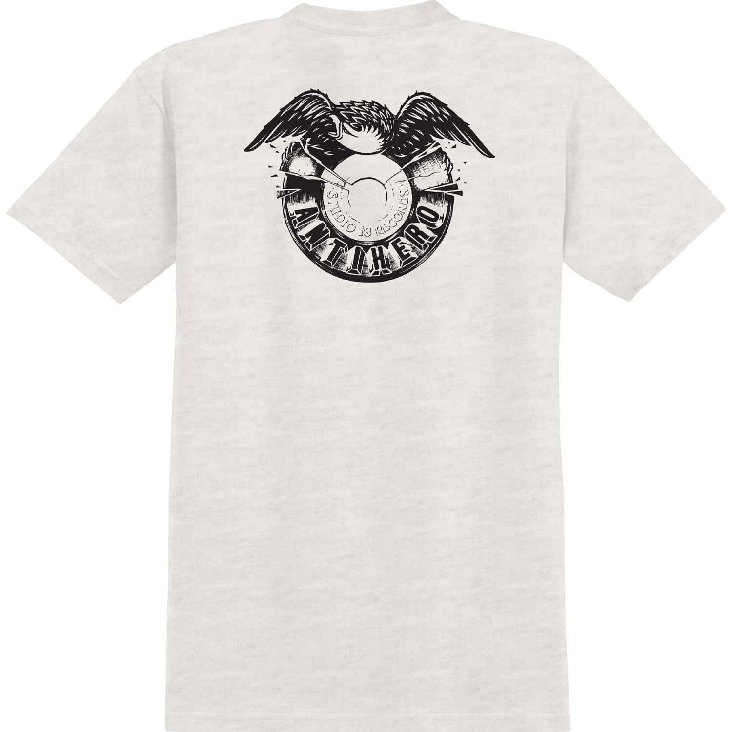 Anti Hero Skateboards Shirt Studio 18 Heather Bone