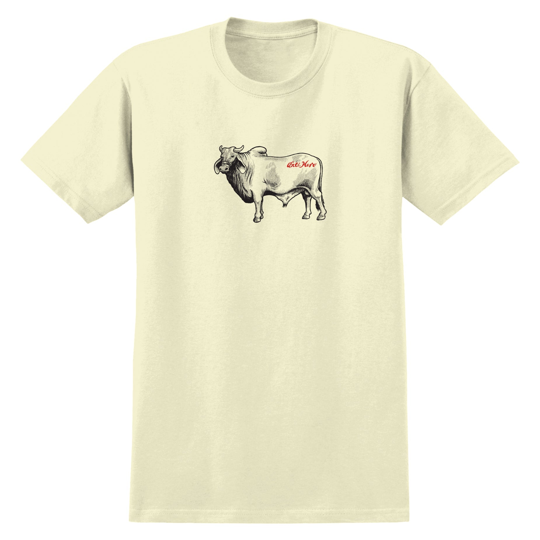 Anti Hero Skateboards Shirt Cow Heather Cream