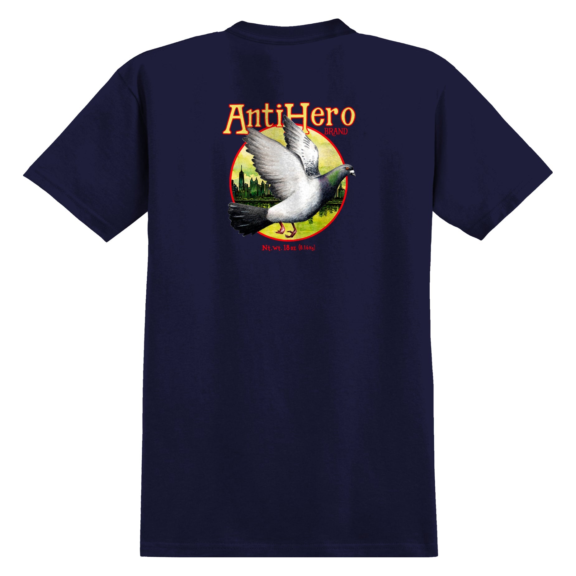 Anti Hero Skateboards Shirt Homers Navy