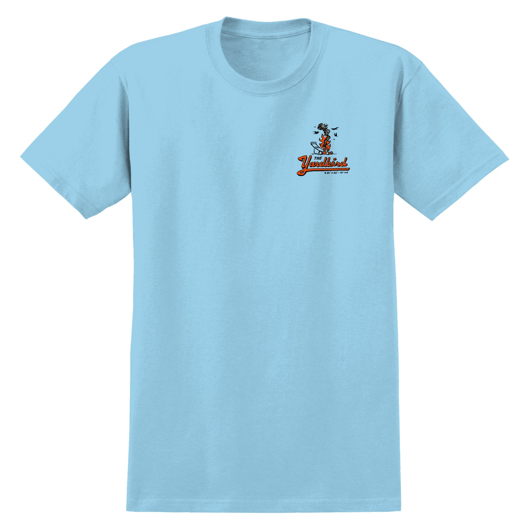 Anti Hero Skateboards Shirt Jalopi Yardbird Heather Light Blue