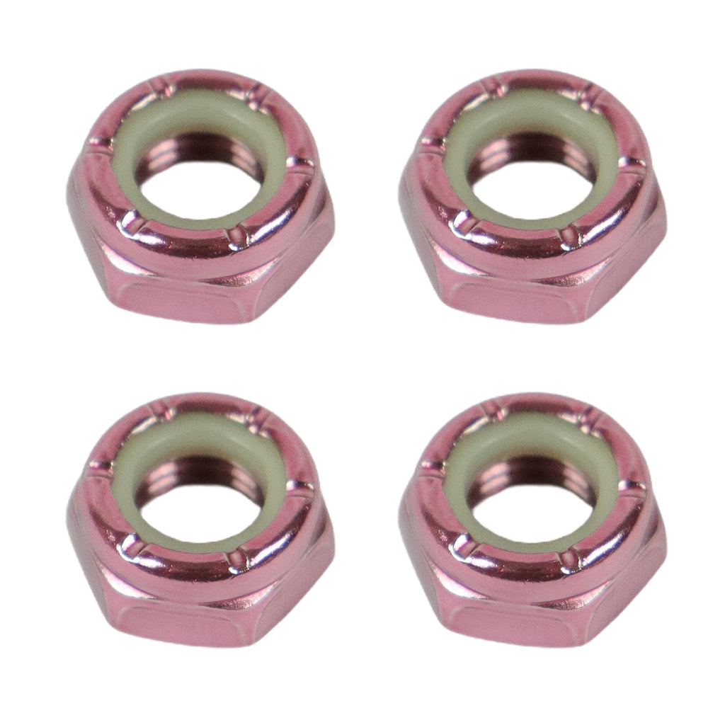Dime Bag Skateboard Replacement Truck Kingpin and Axle Nuts Kit - Pink
