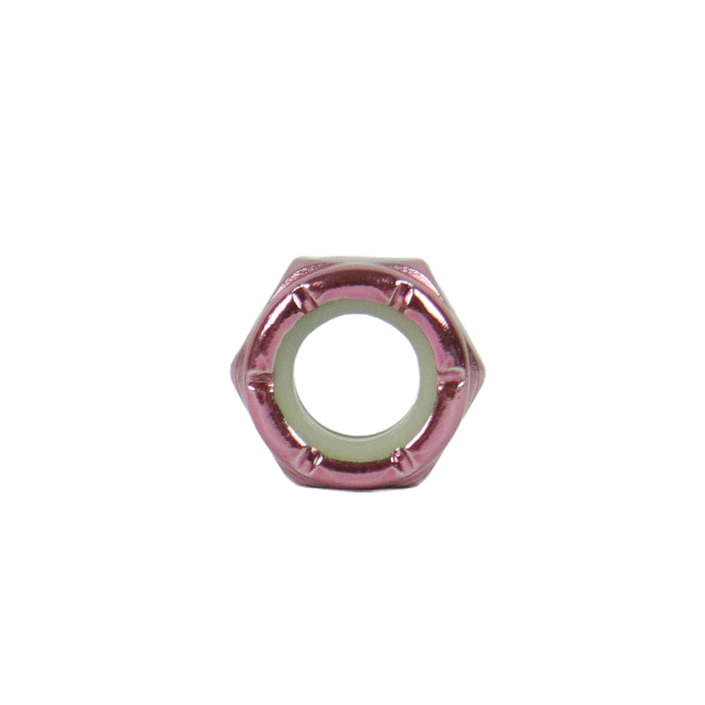 Dime Bag Skateboard Replacement Truck Axle Nuts Pink (4-Pack)