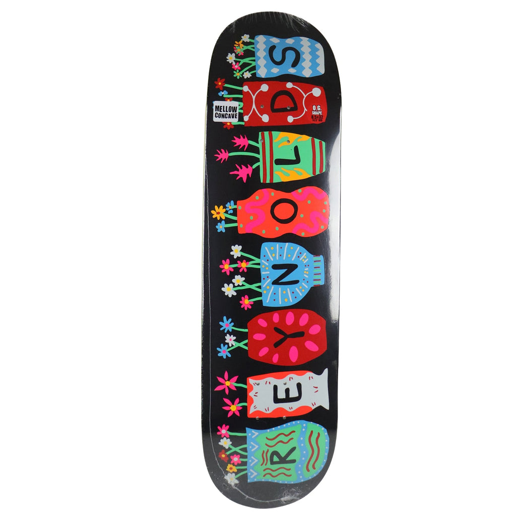 Baker Skateboard Complete Andrew Reynolds Pots and Flowers Black 8.5" x 32"