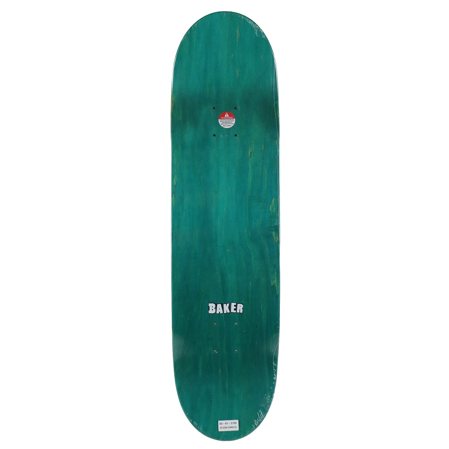Baker Skateboard Deck Sammy Baca Going Down Grey 8.25" x 31.875"