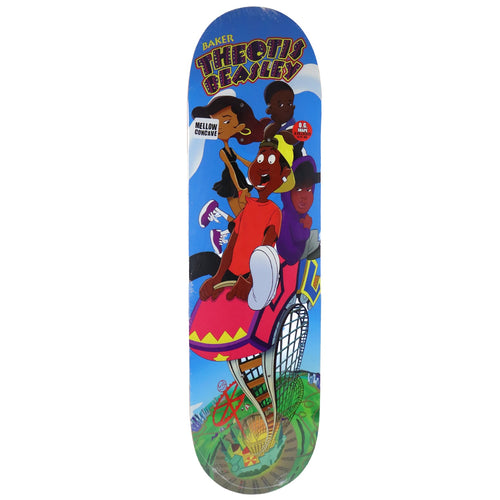 Baker Skateboard Deck Theotis Beasley Roller Coaster Blue 8.25" x 31.875"