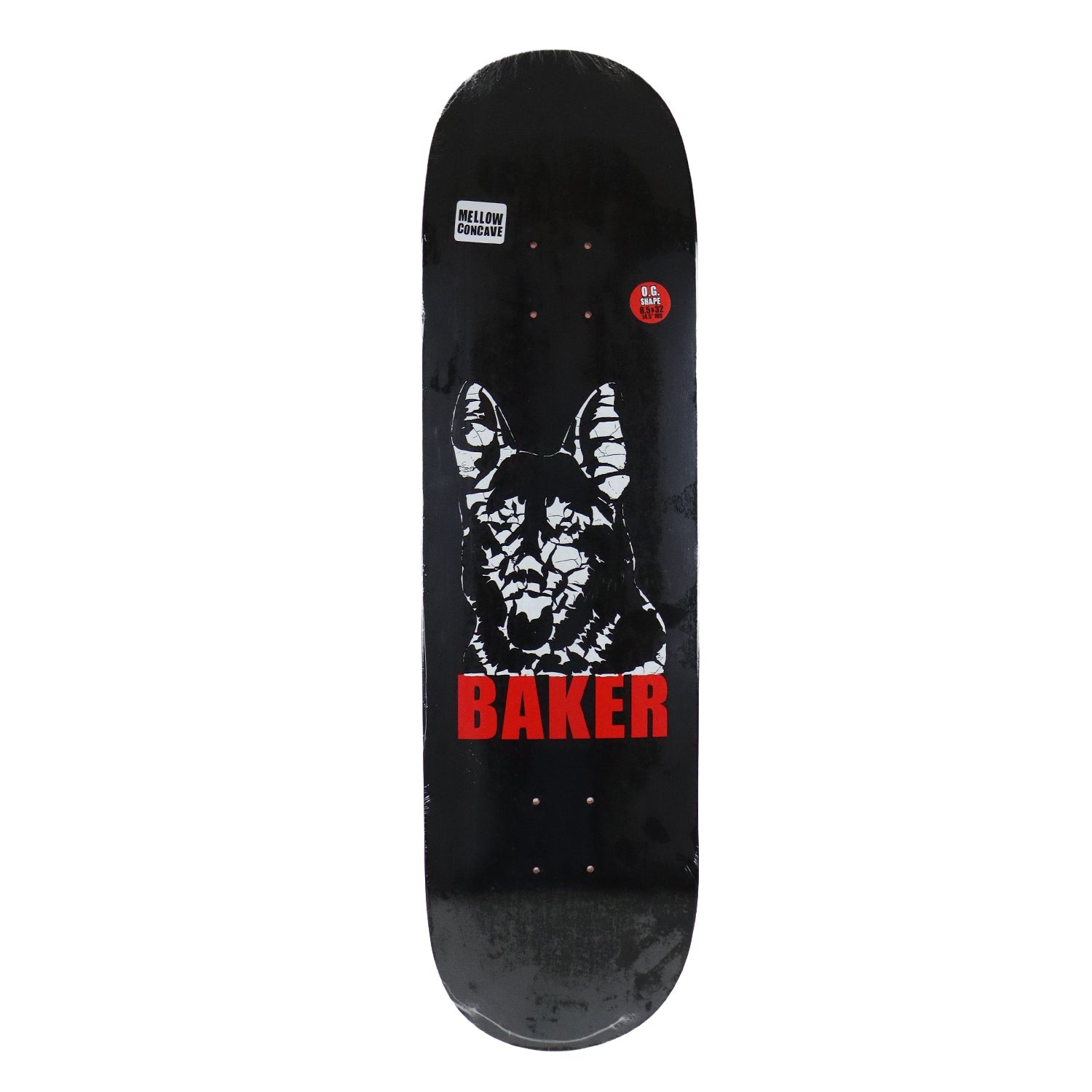 Baker Skateboard Complete Figgy Bad Dawg Black 8.5" x 32"