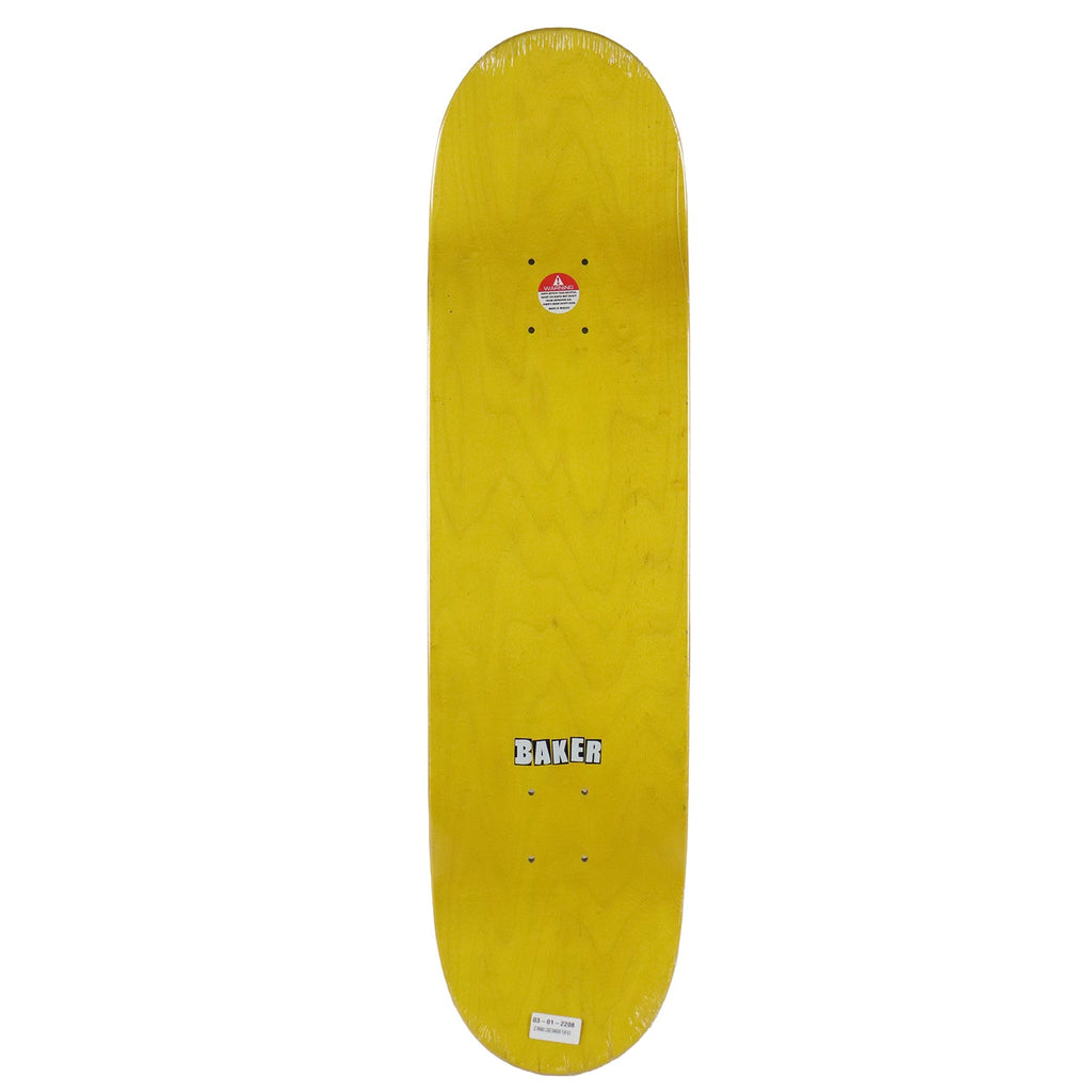 Baker Skateboard Deck Jacopo Carozzi Danger Black/Yellow 8.0" x 31.375"