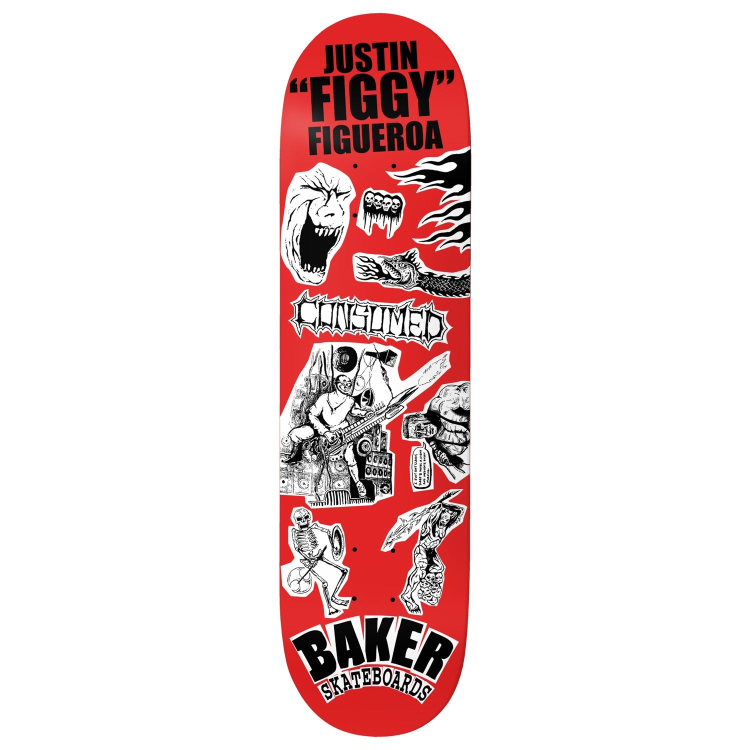 Baker Skateboard Complete Figgy Divine Evil 8.38" x 32"