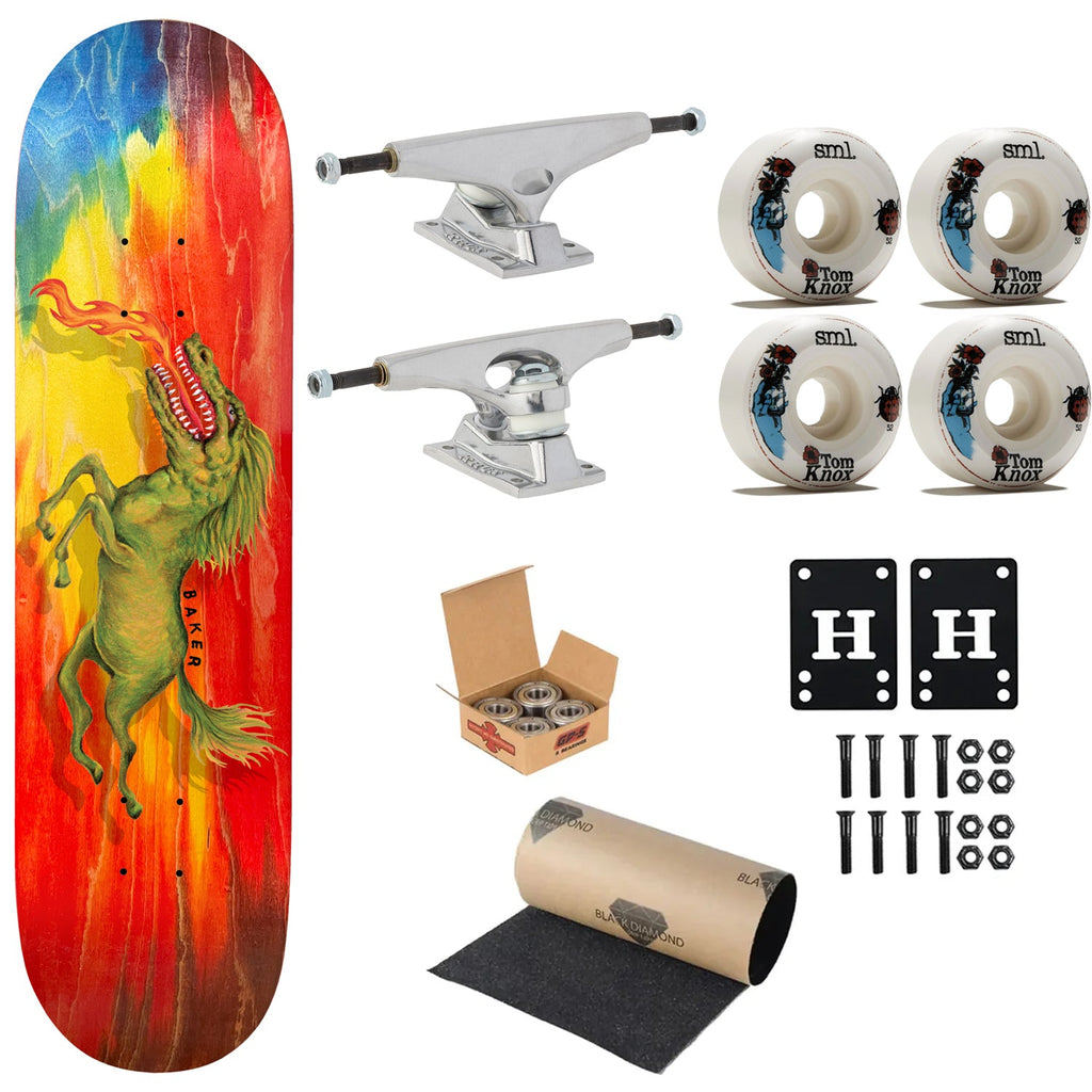 Baker Premium Complete Skateboard Brooker Fried Beast 8.38" Ft. Krux/SML/Independent