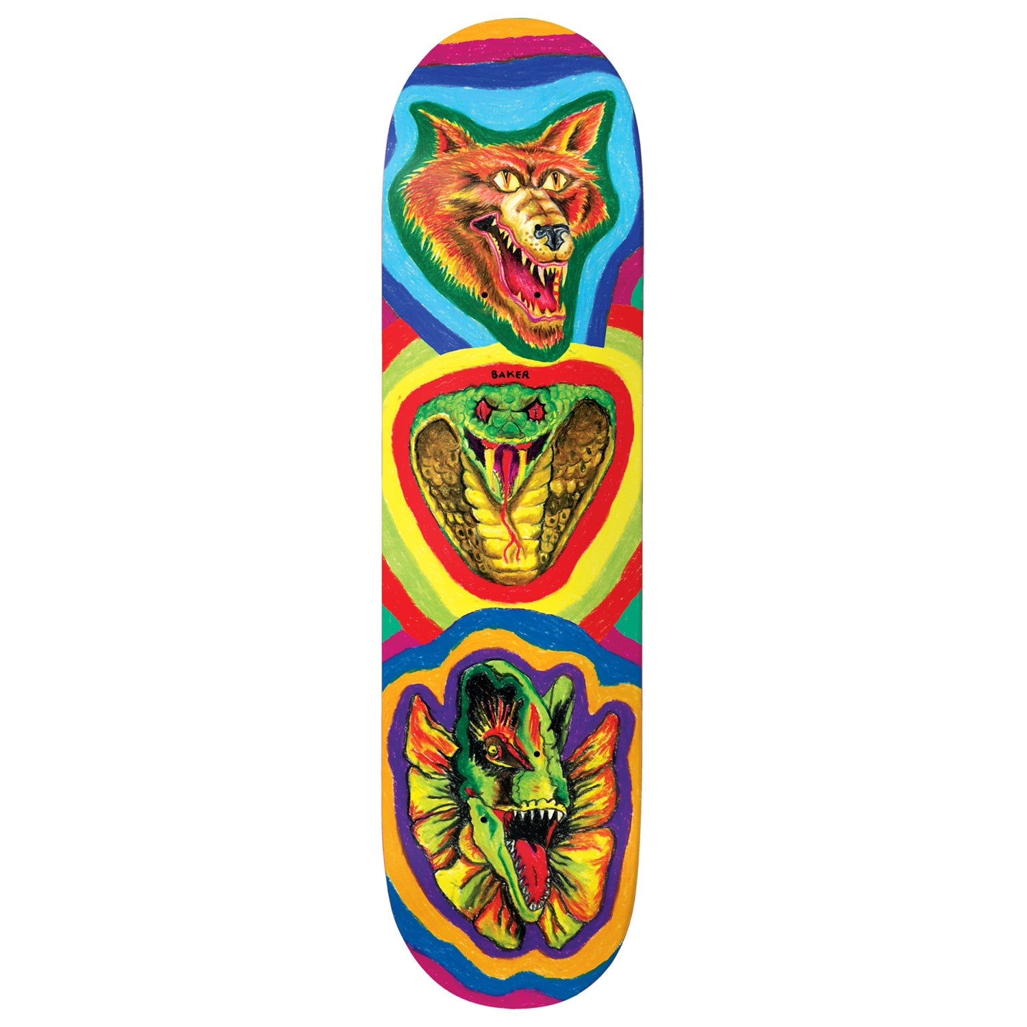 Baker Premium Complete Skateboard Riley Hawk Fried Beast 8.0" Ft. Independent/Sml