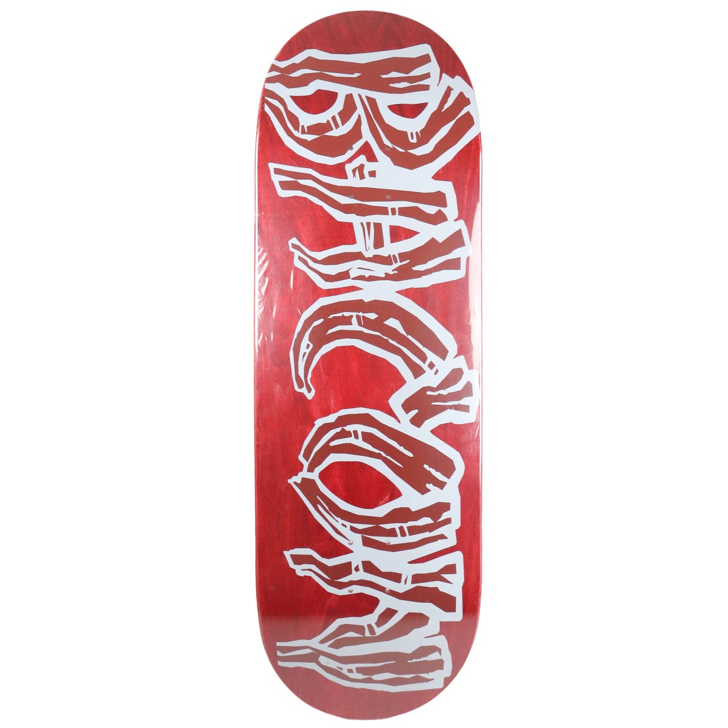 Bacon Skateboard Complete Logo Veneer Red 9.5" x 33"