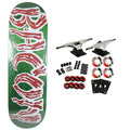 Bacon Skateboard Complete Logo Veneer Green 8.75" x 32.63"