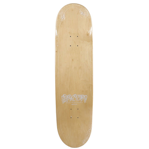 Bacon Skateboard Deck Logo Veneer Pink 8.5" x 32.5"