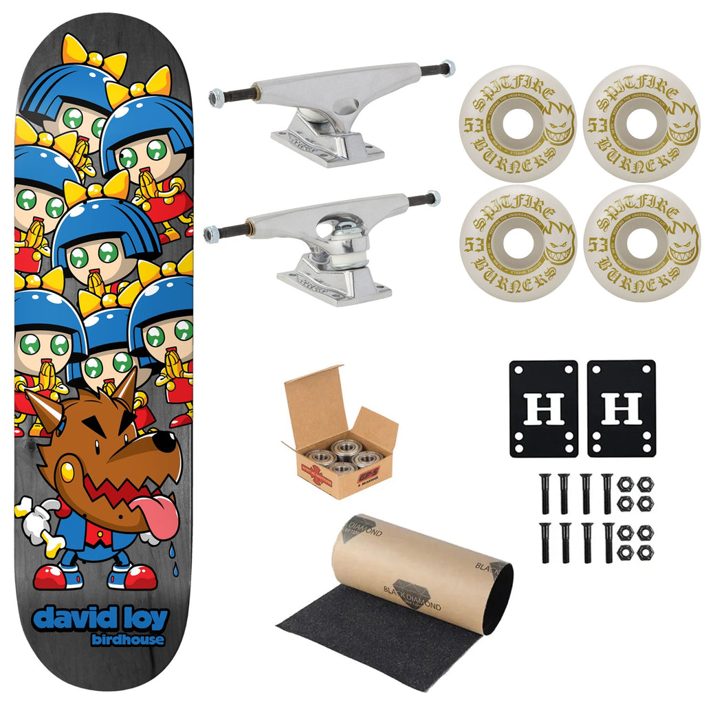 Birdhouse Premium Complete Skateboard Loy Toy Invasion 8.5" Ft. Krux/Spitfire/Independent
