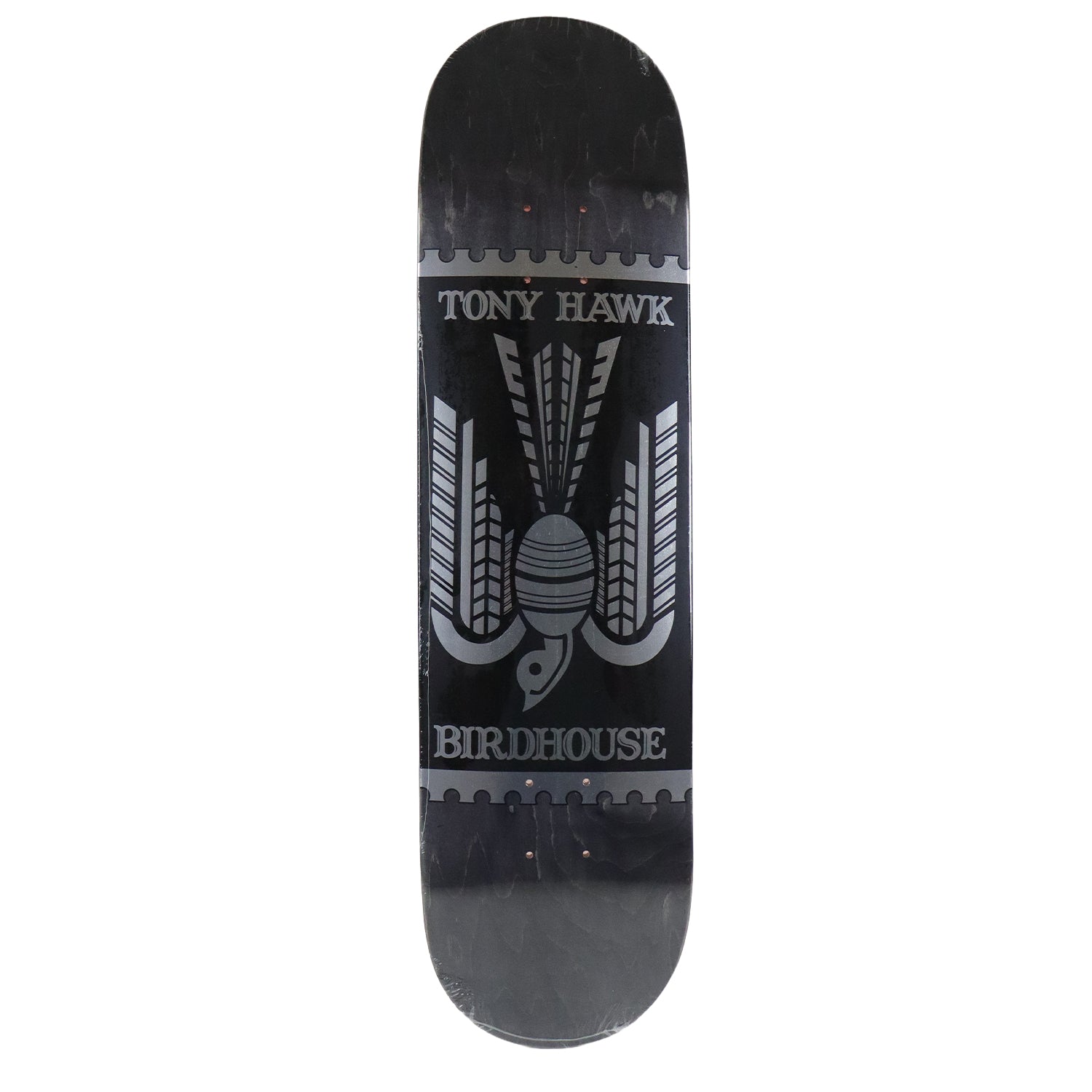 Birdhouse Skateboard Deck Tony Hawk Stomp Black 8.0" x 31.75"