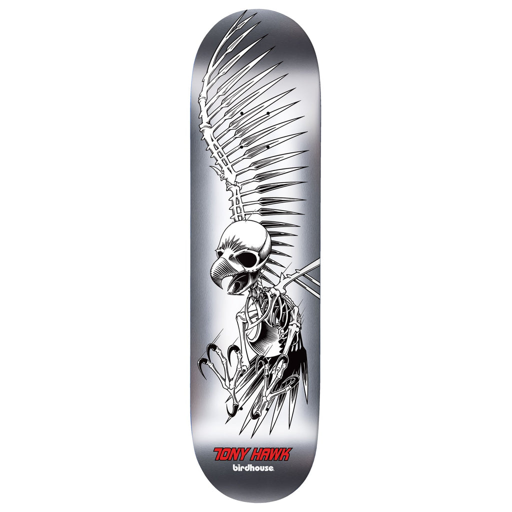 Birdhouse Premium Complete Skateboard Tony Hawk Full Skull Foil 8.0" Ft. Independent/Spitfire