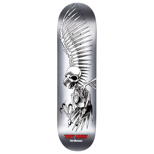 Birdhouse Premium Complete Skateboard Tony Hawk Full Skull Foil 8.0" Ft. Independent/Spitfire