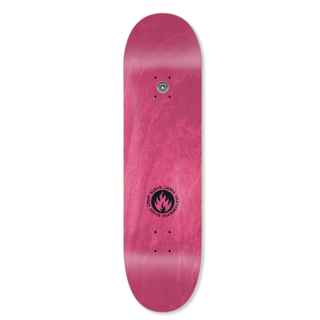 Black Label Skateboard Complete Elijah Akerley Pink Elephants Grey 8.25" x 32.12"