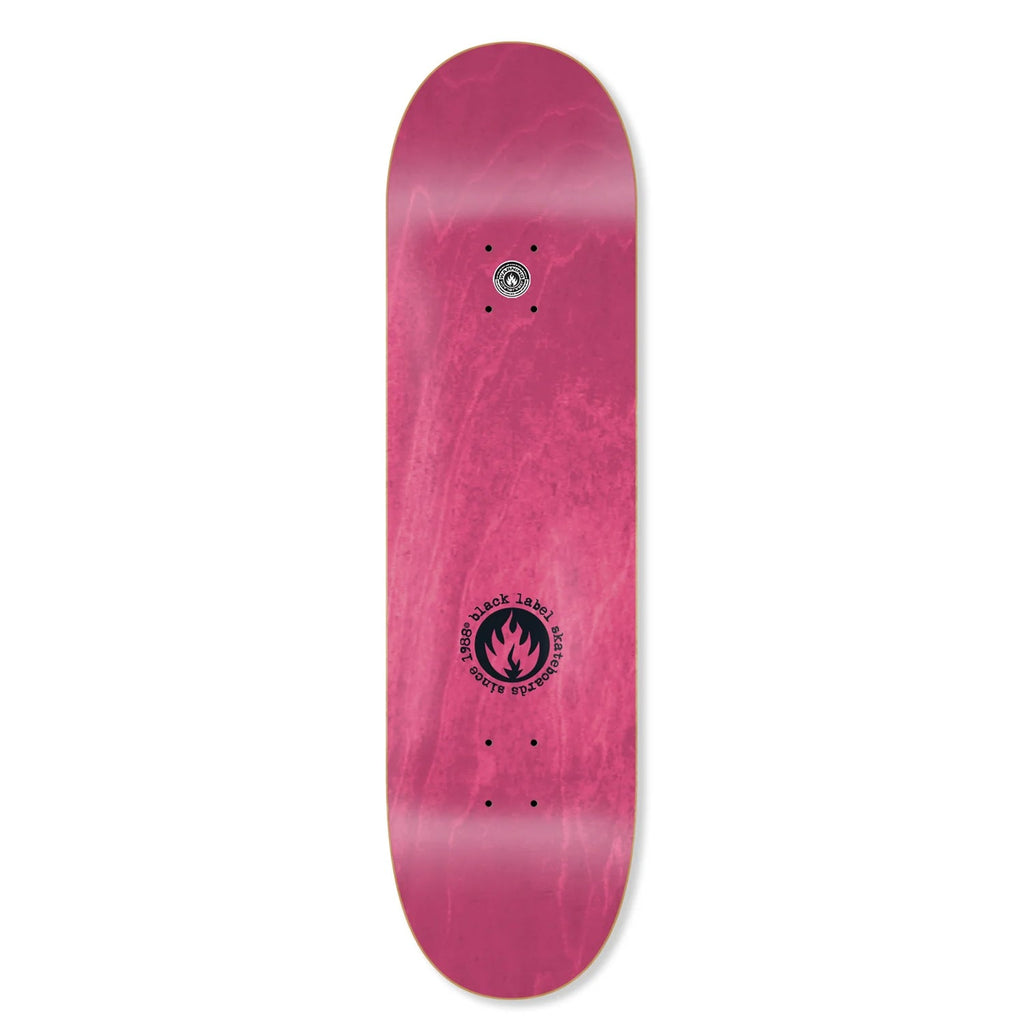 Black Label Skateboard Complete Elijah Akerley Pink Elephants Black 9.0" x 32.62"