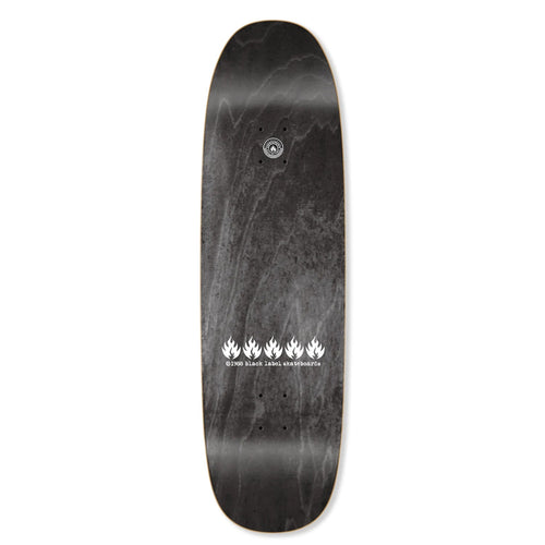 Black Label Skateboard Complete Omar Hassan Never Stop Shof Edition Black Widow Red 9.25" x 32.25"
