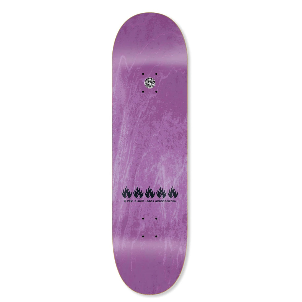 Black Label Skateboard Complete Omar Hassan Never Stop Shof Edition Blue 8.25" x 32.12"