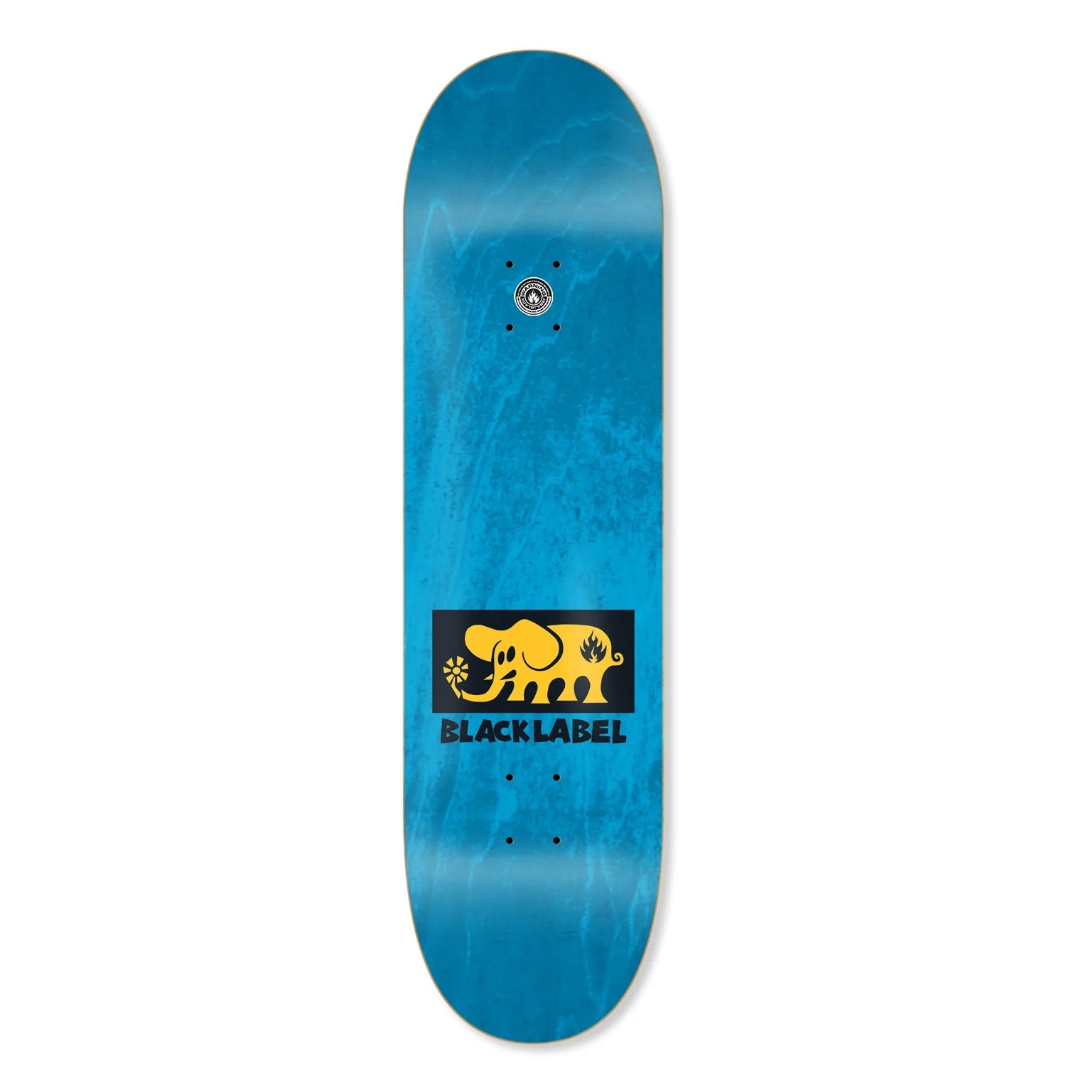 Black Label Skateboard Complete Elephant Block Yellow Assorted 8.25" x 32.12"