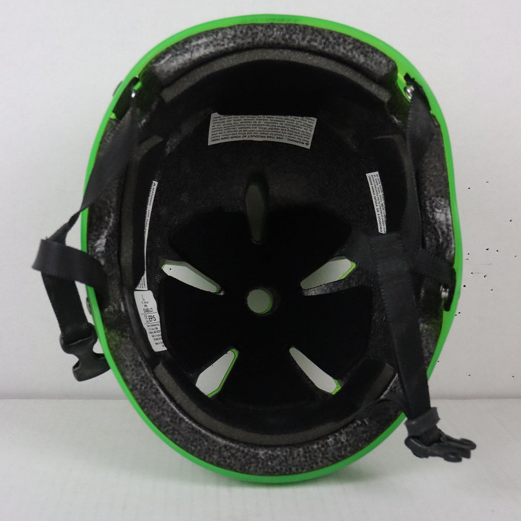 Out of Box Bern Helmet Diablo Clear Green Size L