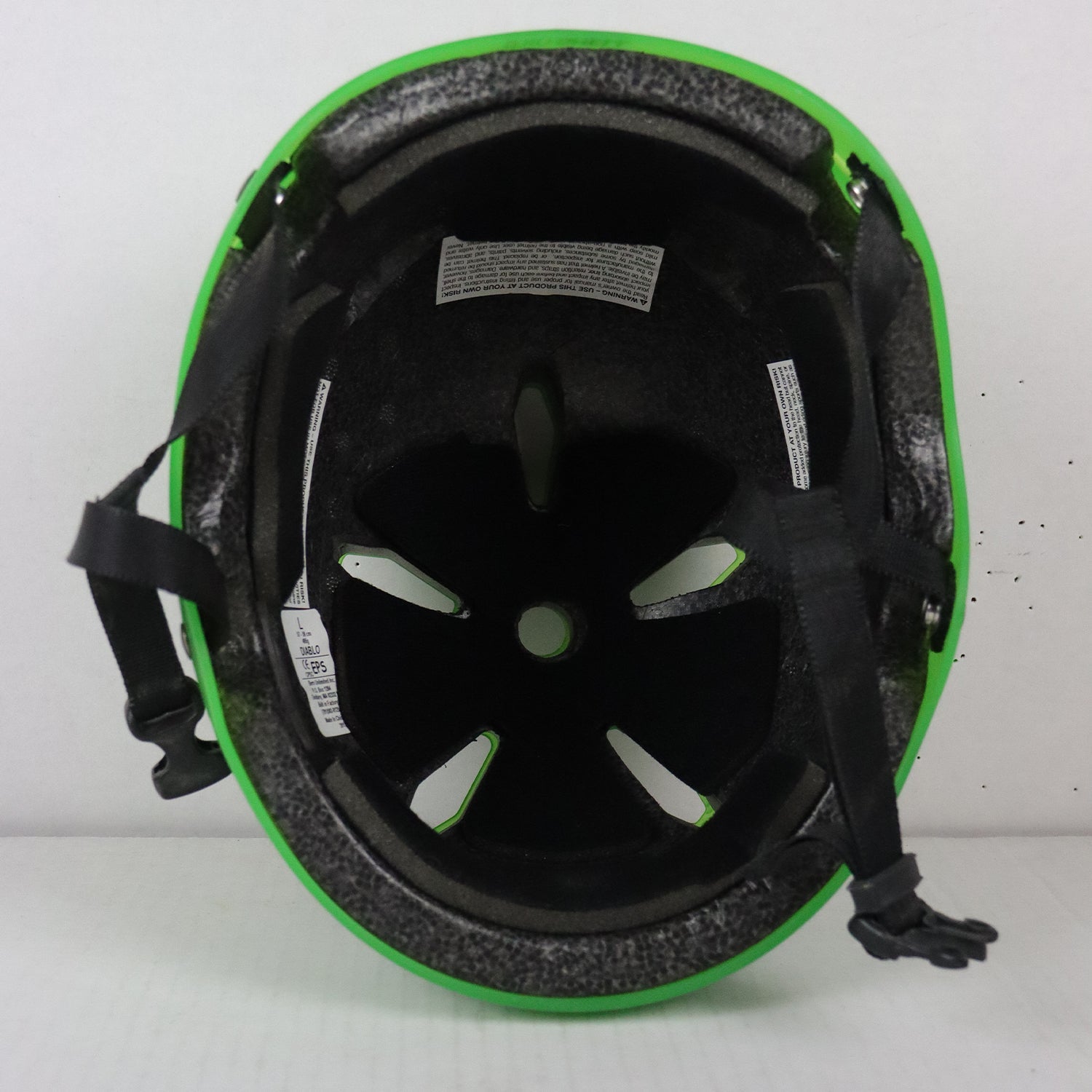 Out of Box Bern Helmet Diablo Clear Green Size L