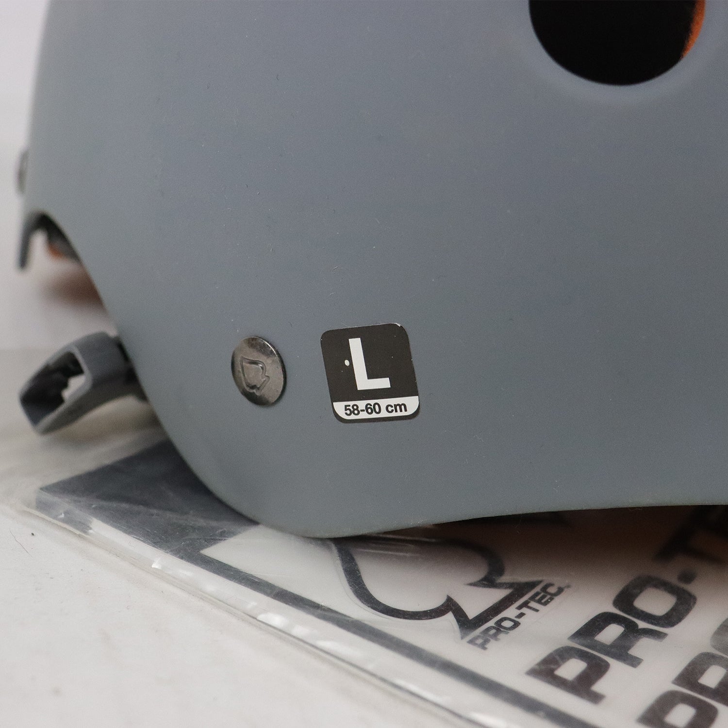 Out of Box Pro Tec Helmet Classic Rubber Grey Size L