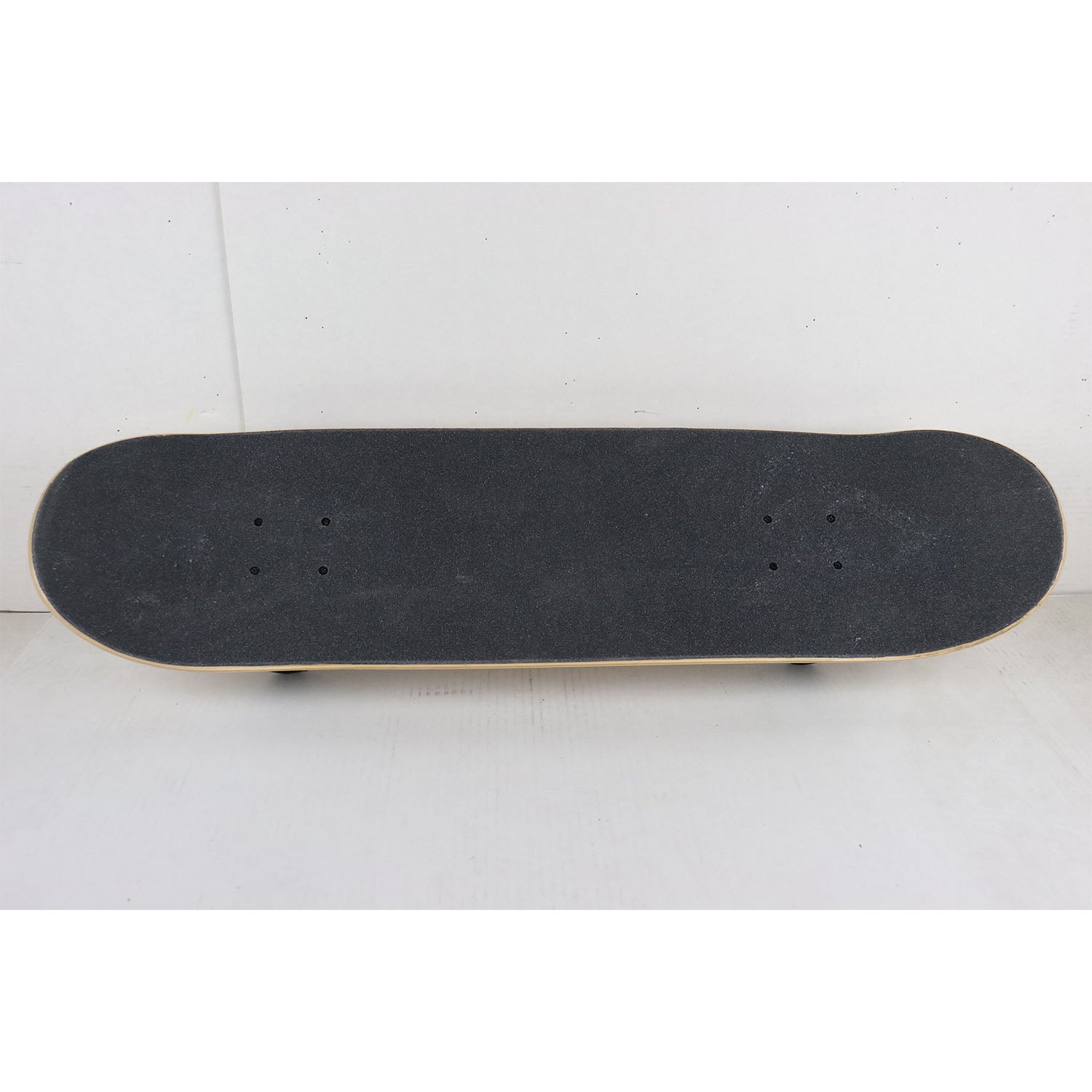 Blem Softrucks Skateboard Indoor Practice Complete 8" Natural Deck with Black Trucks