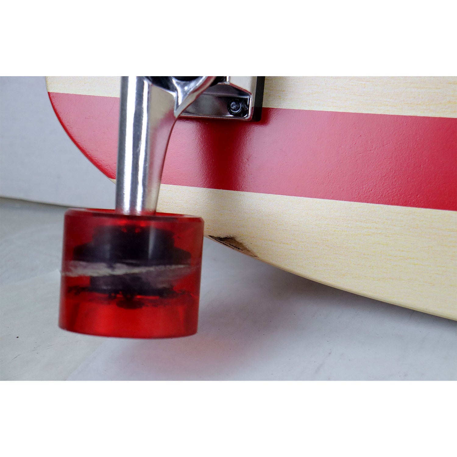 Blem Paradise Longboard Complete 9" x 44" Red Pinstripe Kicktail Shape
