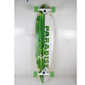 Scratched Paradise Longboard Complete 9.75" x 41" Bamboo Inlay Stalks Concave Pintail Shape